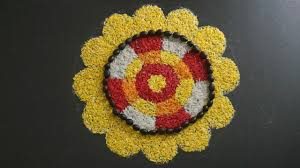 Simple Onam Pookalam