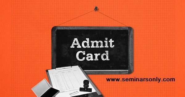 admit card 1