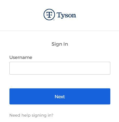 tyson login