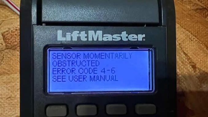 LiftMaster error code