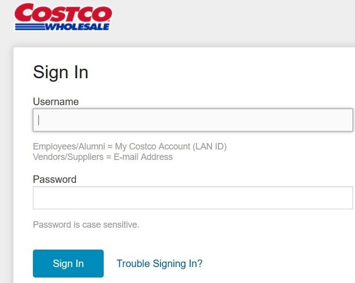 Costco Employee Website Login