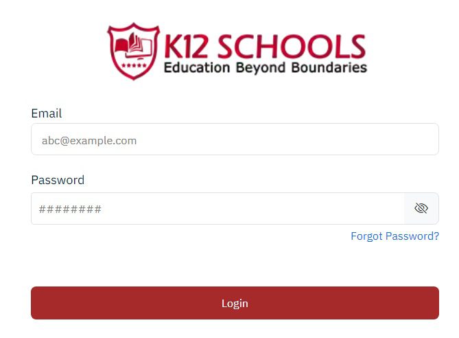 K12 OLS Login Page