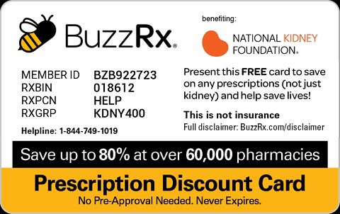 Buzzrx Wellcare Card