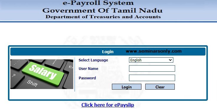 Https www karuvoolam tn gov in web tnta oamlogin To Download Your Payslip