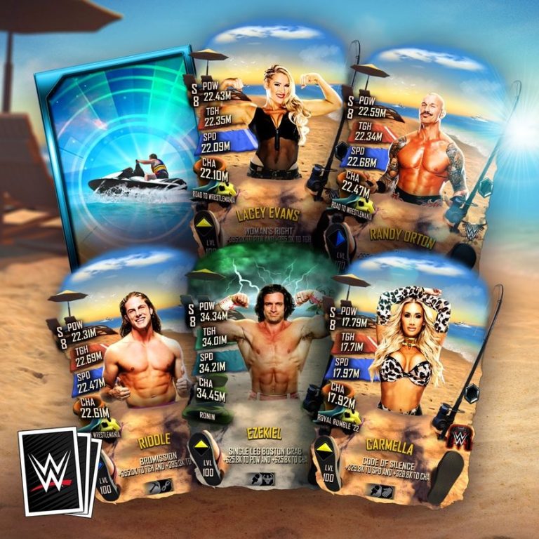 WWE Supercard Global Pattern WWE Supercard QR Codes Season 8