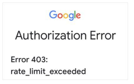 Запрос к сайту не удался повторить браузер error rate limit exceeded