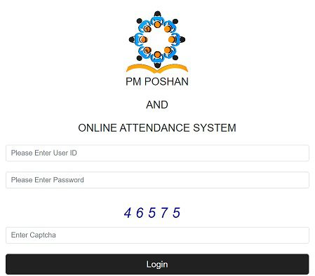 PM POSHAN Login Kerala