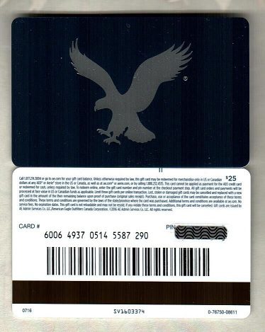 American Eagle gift card