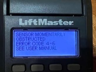 LiftMaster error code