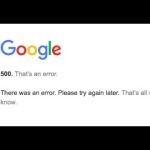 500 Error in Google Ads Fix