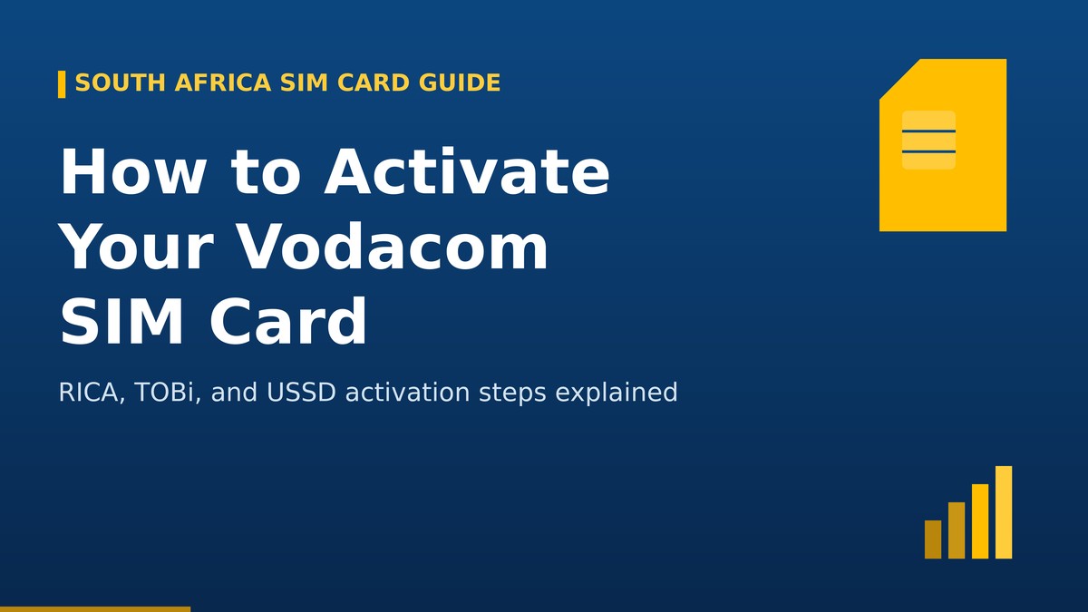 Vodacom sim activation