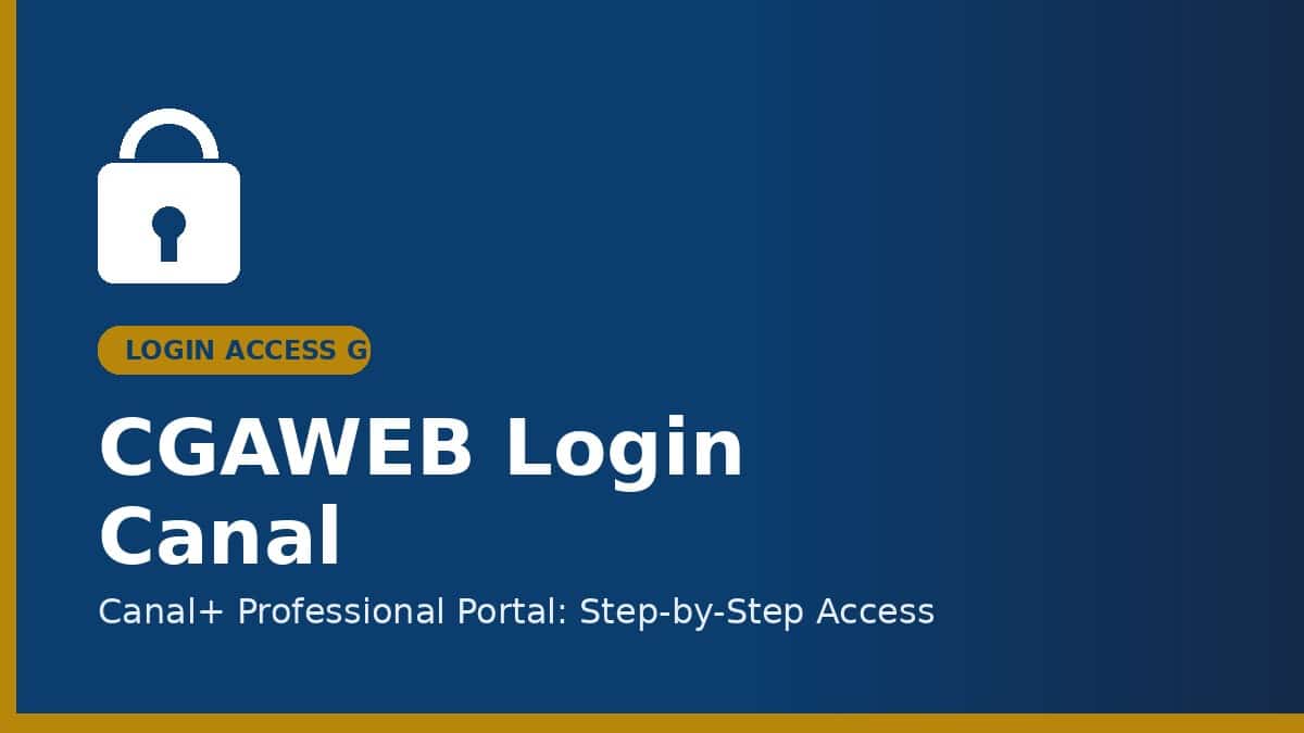 CGAWEB Login Canal