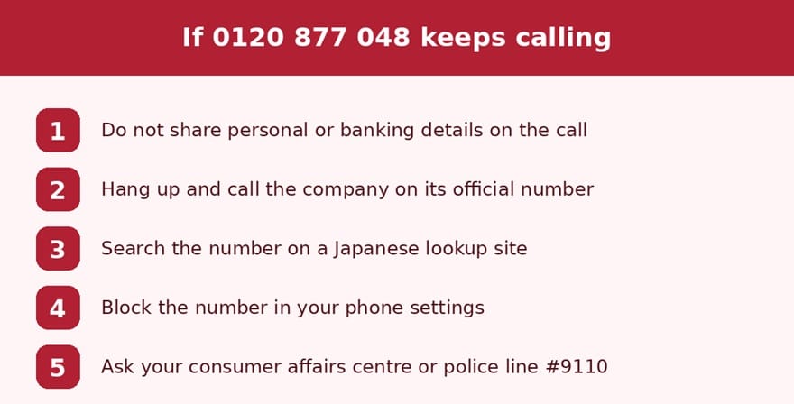 0120 877 048 keeps calling