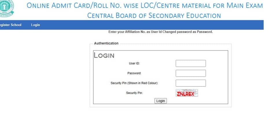 CBSE Pariksha Sangam portal dashboard