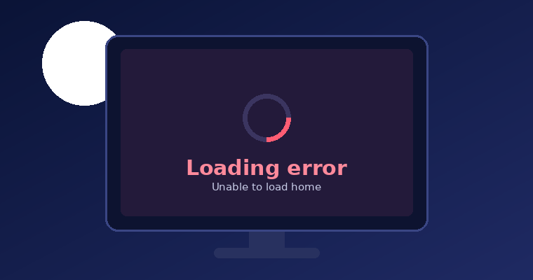 Google TV Unable To Load Home