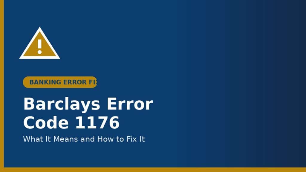 barclays error code 1176
