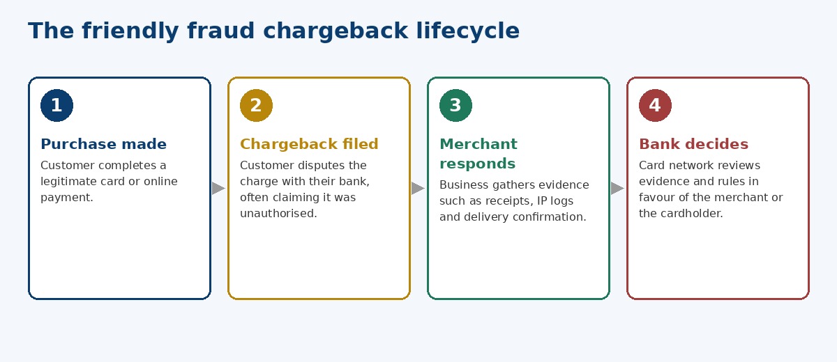 Chargeback lifecycle diagram