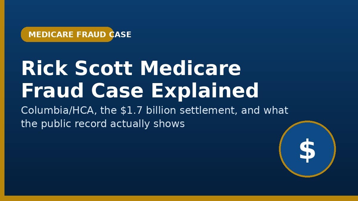 rick scott medicare fraud case