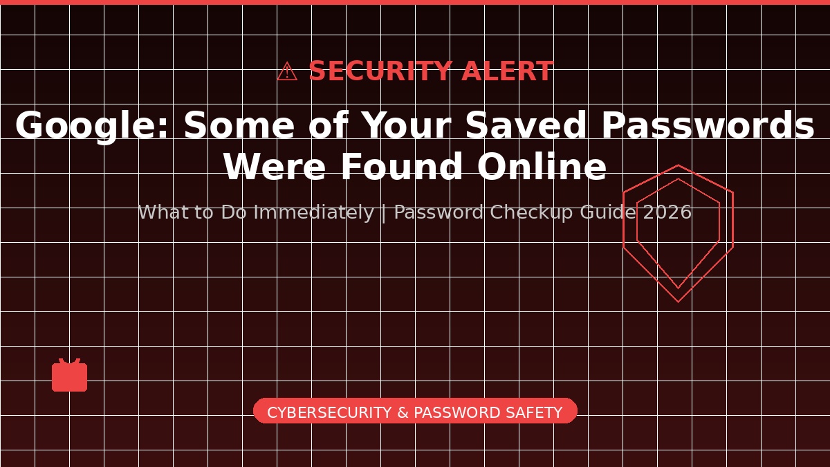 google some of your saved passwords were found online