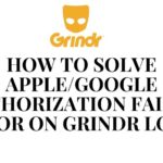 grindr google authorization failed