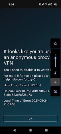 A person frustrated by the Hulu VPN Error on their laptop screen