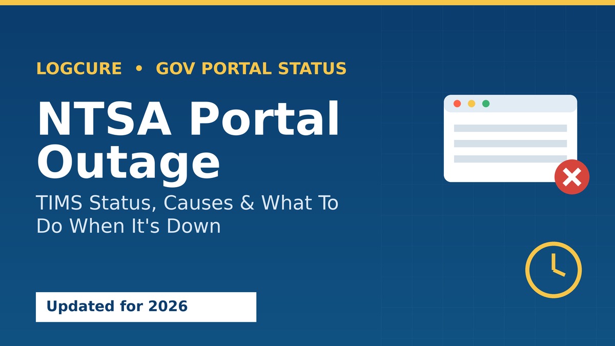 ntsa portal system outage
