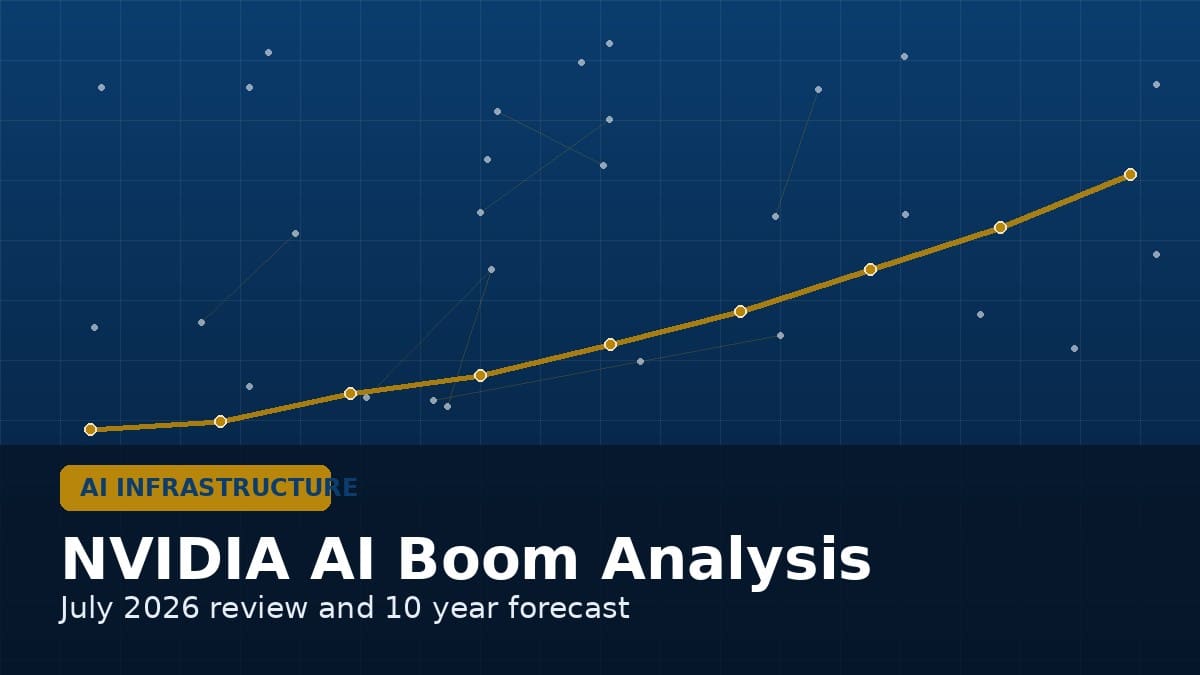 NVIDIA AI Boom Analysis July 2026 - Data center revenue growth and Vera Rubin platform infographic