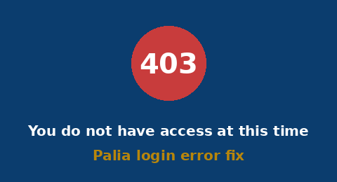 palia down for maintenance today