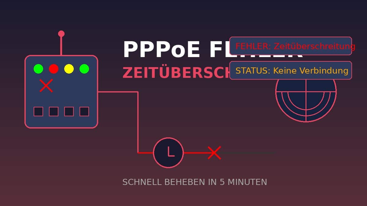 PPPoE Fehler Zeitüberschreitung