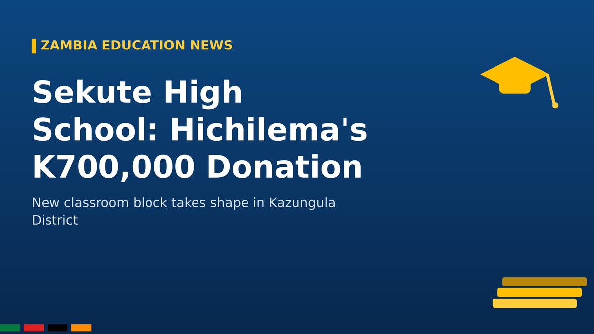 Sekute High School Hakainde Hichilema Donation