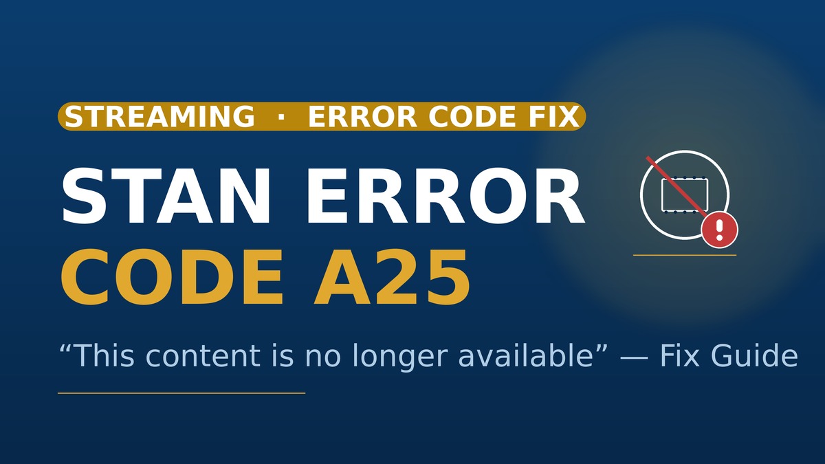 stan error code a25