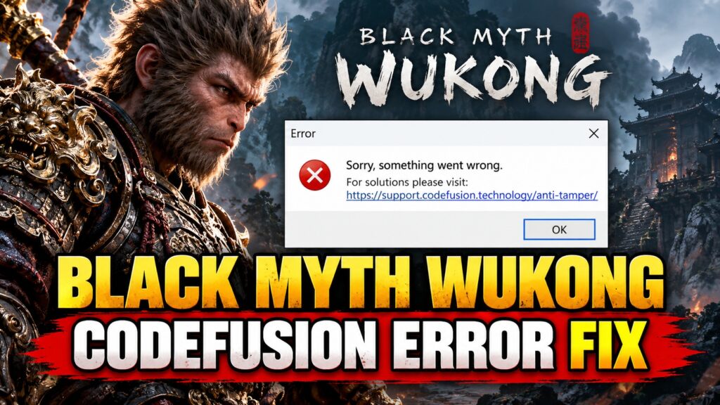 Black Myth Wukong Codefusion Error Fix