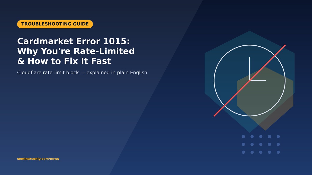 Cardmarket Error 1015