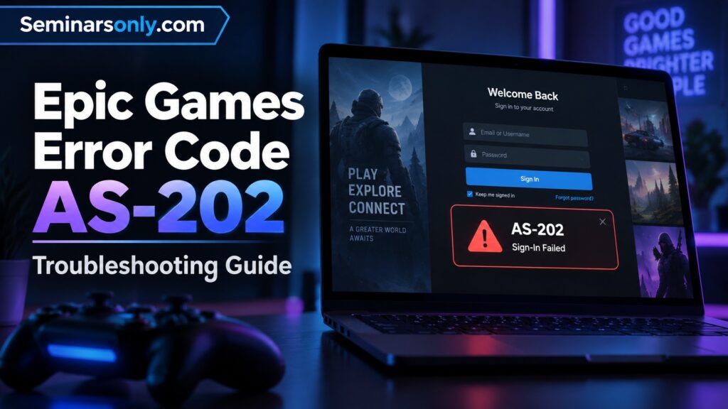 How to Fix Epic Games Error Code AS-202 (Sign In Failed)