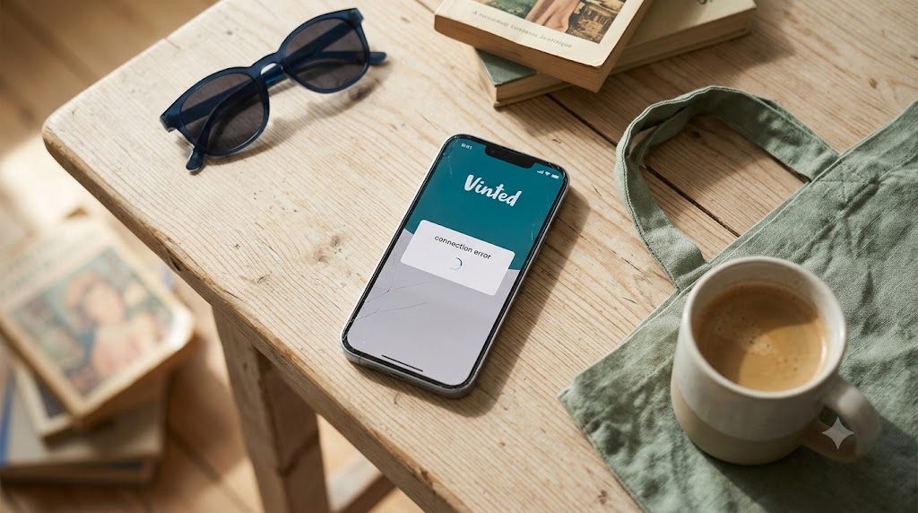unable to connect to Vinted