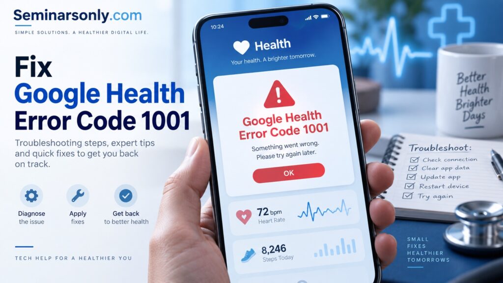 Google Health Error Code 1001: What It Actually Means