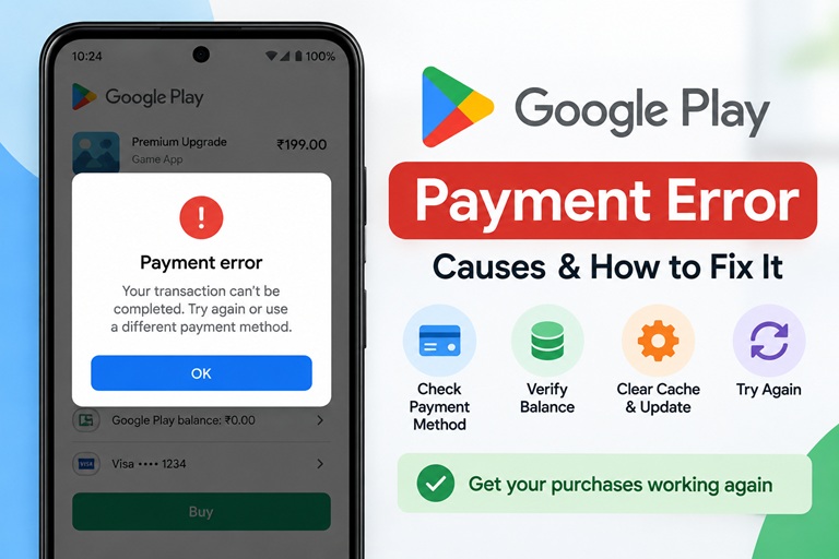 Google Play Payment Error: Official Fixes That Work