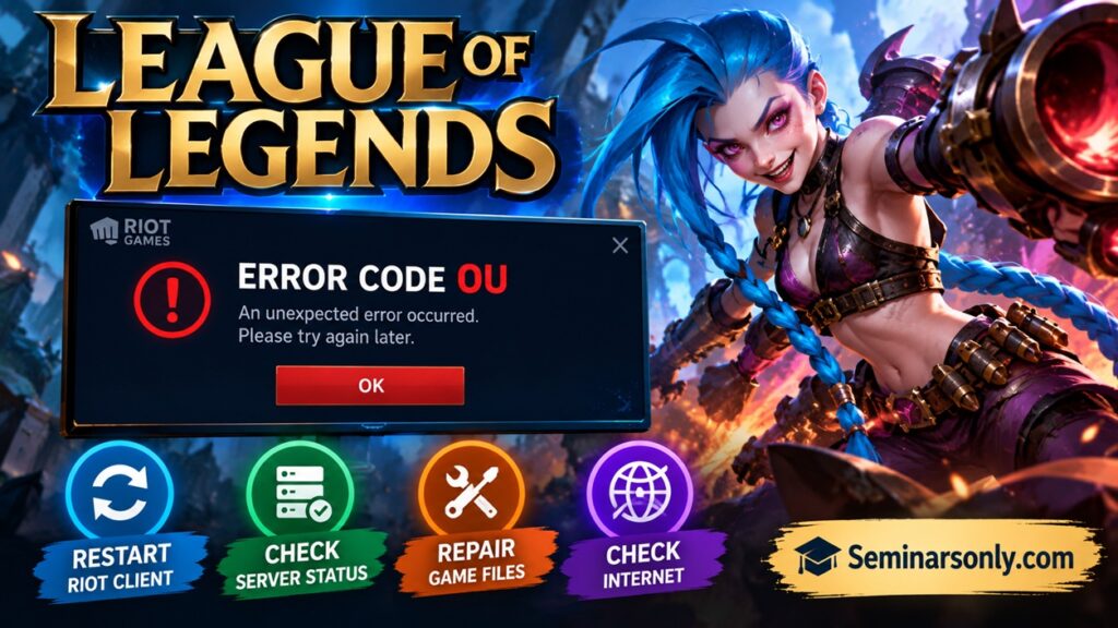 LoL Error Code OU: 6 Fixes to Try