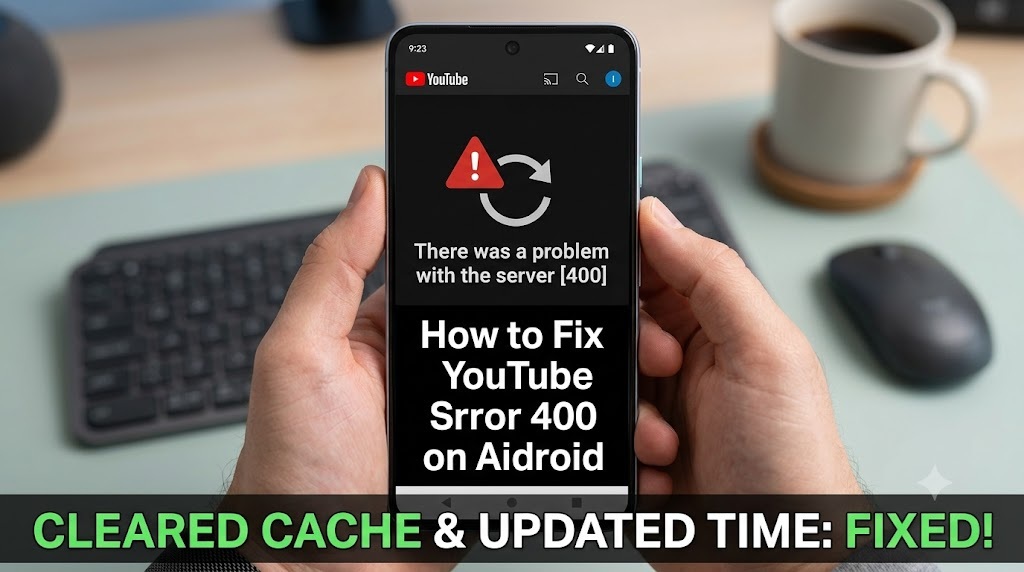 How to fix YouTube there was a problem with the server 400 error on Android