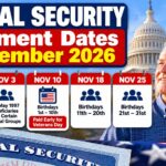 Social Security Payment Dates November 2026