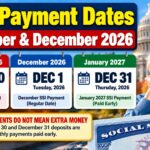 SSI Payment Dates November & December 2026
