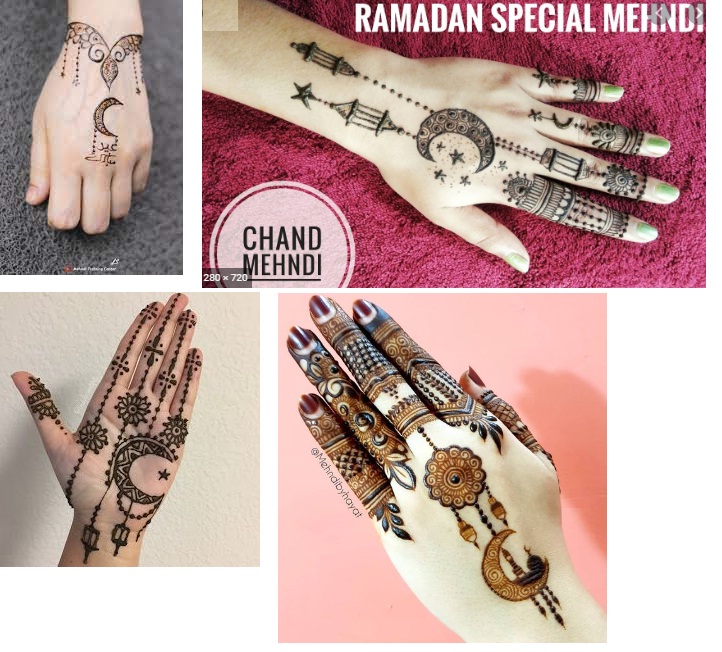 Mehndi Design for eid mubarak chaand taara – Bano Bazaar – Online Shopping  in Pakistan