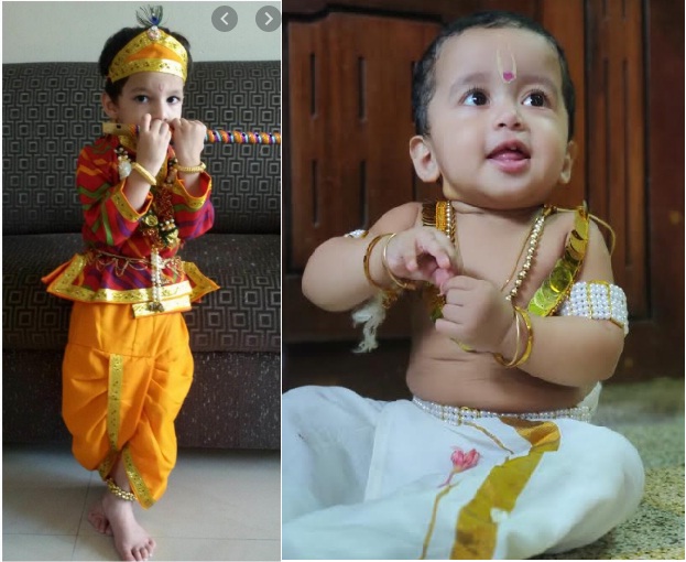 Krishna Jayanthi Dress For Babies | Customized Clothes | KNITROOT