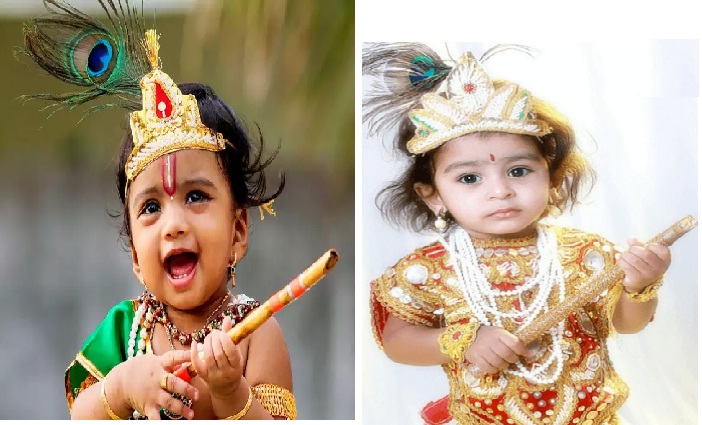 Krishna Costume Ideas for Kids | Fancy dress for kids, Dresses kids girl,  Kids dress up