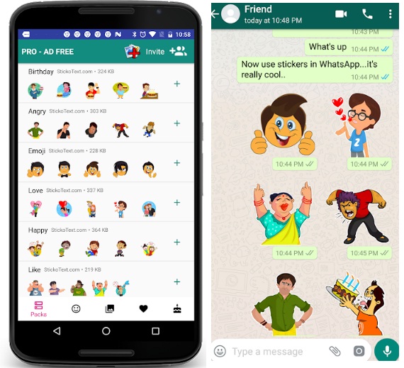 How to Download and Send Whatapp Stickers for Chat